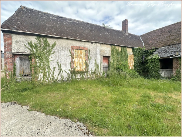 Maison à rénover 2 pièces, dépendances COURVILLE SUR EURE (28190 ) Lancey, terrain 1181 m²
