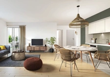 Dpt Val de Marne (94), à vendre IVRY SUR SEINE appartement T4 de 80,9 m² - Terrasse 24m2 - Parking