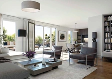 Dpt Seine et Marne (77), à vendre SERRIS appartement T5 de 109,2 m² - Dernier étage - 3 terrasses - 2 pk