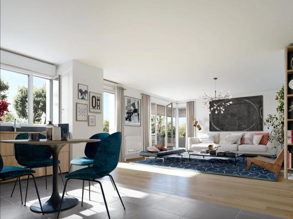 Appartement à vendre 5 pièces 130m2 - SERRIS (77) - 2 balcons - 2 pk
