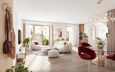 Appartement T2 à vendre SAINT GERMAIN EN LAYE - 38,4 m² - Terrasse 17m2 - Parking Cave