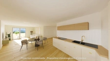 Grand appartement de 92m2 à St Charles - La vie tout à pied