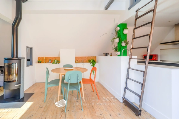 Maison de ville atypique et chaleureuse, au calme du quartier des fleuristes d'Anglet 