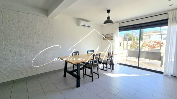 Maison mitoyenne T4/5 de 125m² - terrasse, piscine et jardin