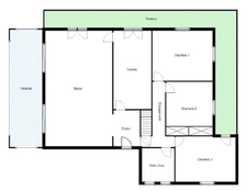 Maison T4 de 85m² à rénover sur terrain de 5000m² en zone naturelle – Ventabren