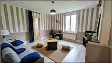 Maison meublée à vendre proche de VOUZIERS (08) avec jardin 