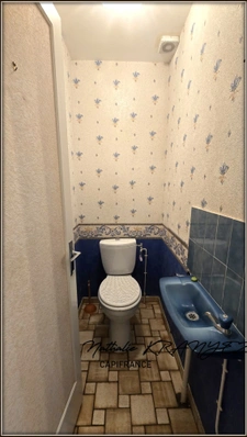 ATTIGNY (08) Maison de plain pied sur sous-sol total, 3 chambres, terrain environ 600m²