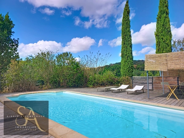 Domaine à vendre (Aude) – vue sur les Pyrénées – autonomie rare 
