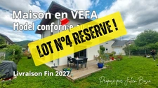 Dpt Savoie (73), à vendre ALBENS maison VEFA P5 de 108,45 m²  