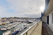 Duplex, on the top floor overlooking the port of Paimpol