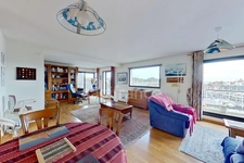 Duplex, on the top floor overlooking the port of Paimpol