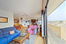 Duplex, on the top floor overlooking the port of Paimpol