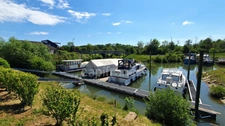 Propriété avec maison 5 pièces  - piscine - hangar pour bateau et place de port - CORRE (70)