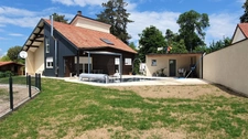 Propriété avec maison 5 pièces  - piscine - hangar pour bateau et place de port - CORRE (70)