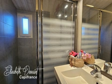 4-room chalet with veranda, private garden and swimming pool