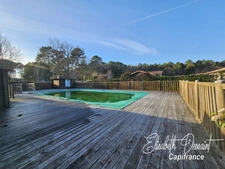 4-room chalet with veranda, private garden and swimming pool