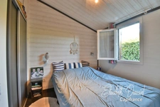 4-room chalet with veranda, private garden and swimming pool