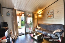 4-room chalet with veranda, private garden and swimming pool
