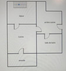 Maison à vendre 3 pièces HEROUVILLETTE (14) et ses dépendances sur une parcelle de 1074 m²
