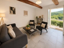 Maison à vendre 4 pièces jardin et vue panoramique BONNIEUX (84)