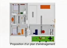 Territoire de Belfort (90) - A vendre Appartement de 78,50 m² en plateau viabilisé à aménager - Terrasse - Delle centre 
