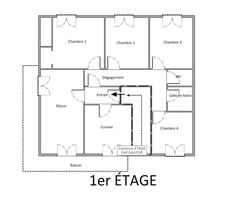 Pyrénées Orientales (66) - Appartement F5 – 87 m² – 3 chambres + garage – Vendu loué