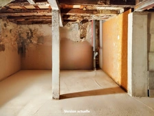 Territoire de Belfort (90) - A vendre Appartement de 78,50 m² en plateau viabilisé à aménager - Terrasse - Delle centre 
