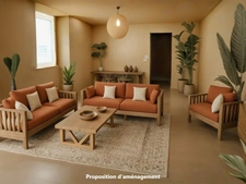 Territoire de Belfort (90) - A vendre Appartement de 78,50 m² en plateau viabilisé à aménager - Terrasse - Delle centre 